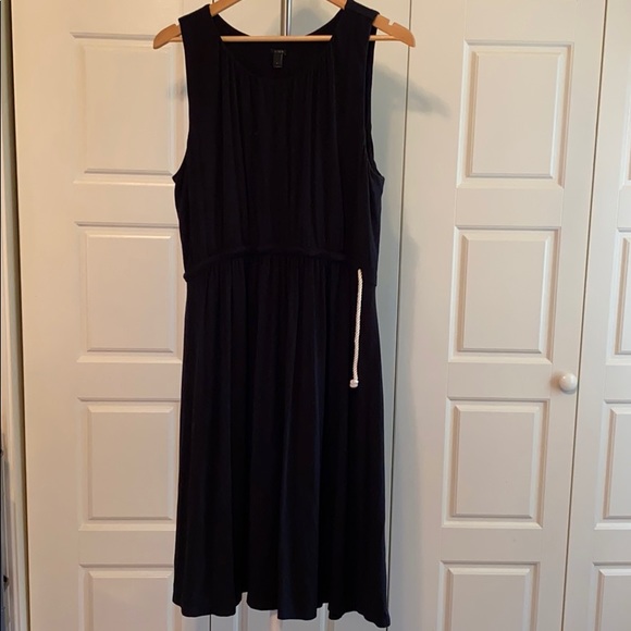 J. Crew Dresses & Skirts - Knit side drawstring draped dress